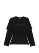Courregès Black Doublesleeve Tshirt