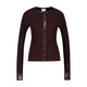 Courregès Contrasted Cardigan - - Wool - Burgundy
