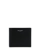 Saint Laurent Black Leather Wallet