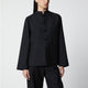 Róhe Black Wool Jacket With Pankou Closure
