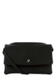 Courregès Black Leather Shoulder Bag
