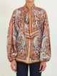 Zimmermann Aster Printed Silk Blouse