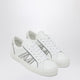 Moncler White Leather Monaco2 Sneakers