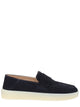 Boss Blue Leather Loafers