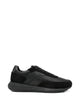 Boss Low-Top Sneakers In Leather And Fabric