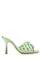 Bottega Veneta Light Green Nappa Leather Padded Sandals