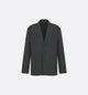 Dior Homme Grey Wool Alpaca Woven Jacket