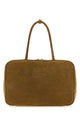 Miu Miu Beige Suede Handbag