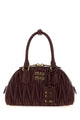 Miu Miu Burgundy Nappa Leather Arcadie Handbag