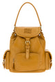 Miu Miu Mustard Leather Backpack