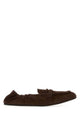 Miu Miu Dark Brown Suede Leather Loafers