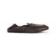 Miu Miu Dark Brown Nappa Leather Ruches Loafers