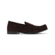 Miu Miu Dark Brown Suede Loafers