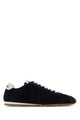 Miu Miu Navy Blue Suede Plume Sneakers