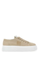 Miu Miu Beige Canvas Sneakers
