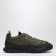 Miu Miu Military Green Ripstop Technical Fabric Sneakers