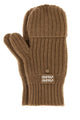 Miu Miu Logo Knitted Convertible Gloves