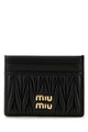Miu Miu Matelassé Nappa Leather Card Holder
