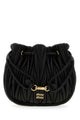 Miu Miu Black Lamb Leather Pouch
