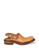 Miu Miu Foule Antiqued Leather Mules