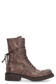 Miu Miu Brown Leather Ankle Boots
