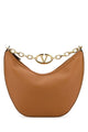 Valentino Garavani Camel Leather Medium Hobo Vlogo Moon Handbag