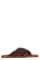 Miu Miu Braided Leather Ciabatta