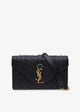 Saint Laurent Small Quilted Leather Pouch