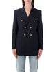 Saint Laurent Saint Laurent Double-Breasted Wool Gabardine Jacket