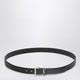 Saint Laurent Ysl Logo Plaque Leather Belt