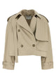Stella Mccartney Sand Cotton Trench Coat