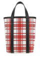 Balenciaga Printed Leather Small Barbes Shopping Bag