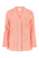 Bottega Veneta Pink Chenille Cardigan