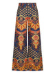 Valentino Garavani Paisley Patterned Jeans