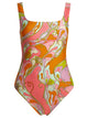 Emilio Pucci "Orchidee" One-Piece Swimsuit