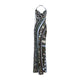 Emilio Pucci Khaki Blue Long Dress