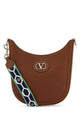 Valentino Garavani Caramel Leather Vlogo Signature Shoulder Bag