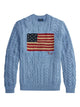 Polo Ralph Lauren Long Sleeves Round Neck Flag Sweater