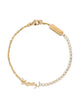 Saint Laurent Gold Metal Cassandre Bracelet