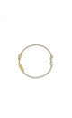 Saint Laurent Cassandre Charm Bracelet In Metal And Rhinestone