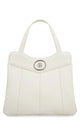 Gucci Chalk Leather Small Petite Gg Handbag