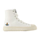 Vivienne Westwood Plimsoll High Sneakers - - Cotton - White