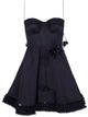 Zimmermann Luna Linen And Silk Mini Dress