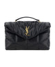 Saint Laurent Black Nappa Leather Puffer Toy Crossbody Bag