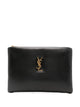 Saint Laurent Calypso Small Pouch In Lambskin