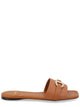 Ferragamo Brown Calf Flats