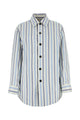 Bottega Veneta Embroidered Silk Oversize Padded Shirt