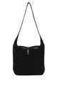 Saint Laurent Black Raffia Medium Le 5 Ã 7 Shoulder Bag