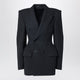 Balenciaga Charcoal Cashmere Blend Blazer