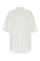 Balenciaga White Poplin Oversize Shirt